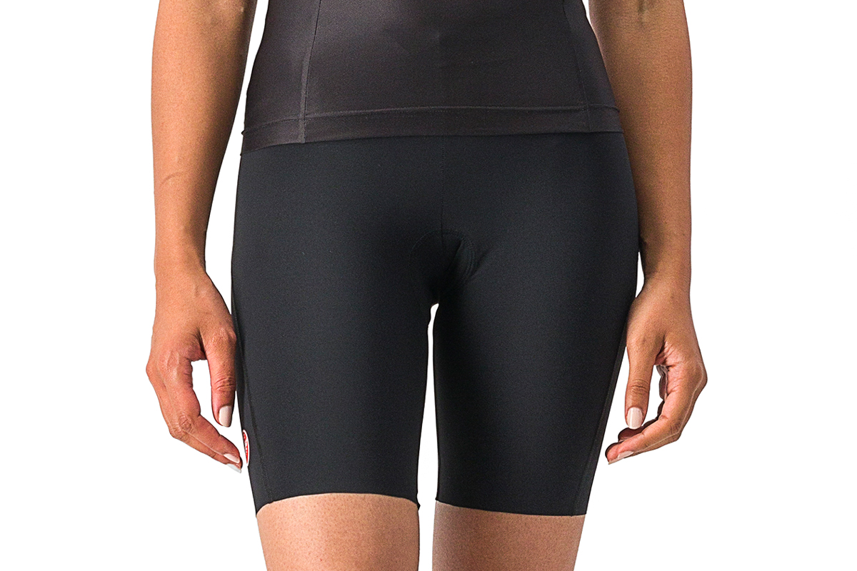 Riviera Black High Waist Swim Bike Short