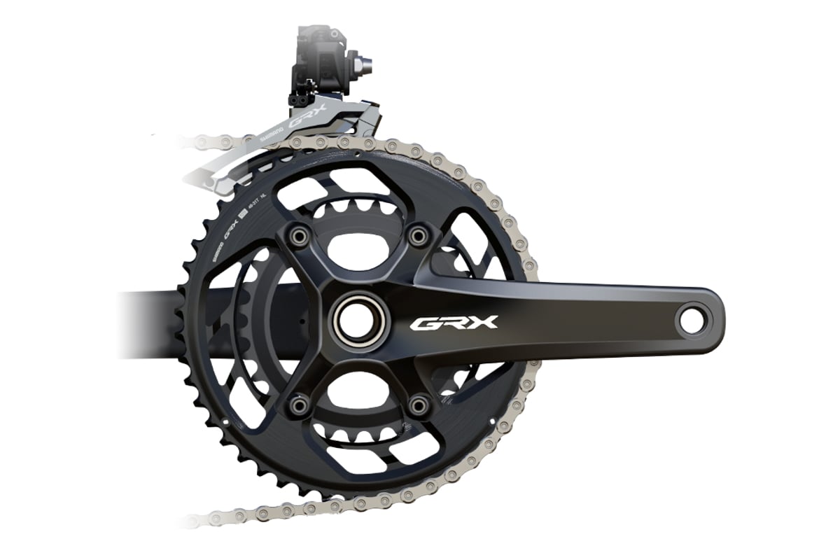 Shimano GRX FC-RX820-2 12-Speed Crankset [IFCRX8202EX81]