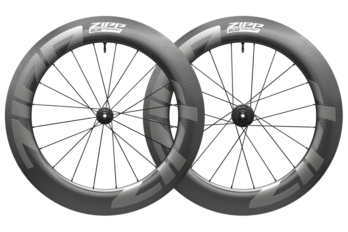 Zipp 808 Firecrest Carbon Disc Brake Wheelset 2023 at TriSports