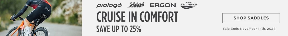 Cruise In Comfort Save up to 25% Shop Saddles