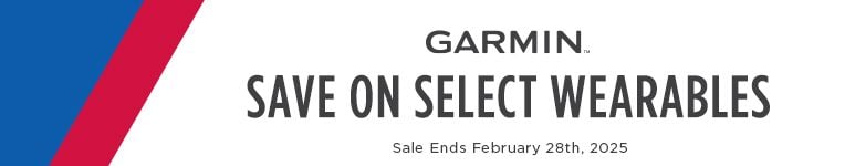 Garmin Save on Select Wearables